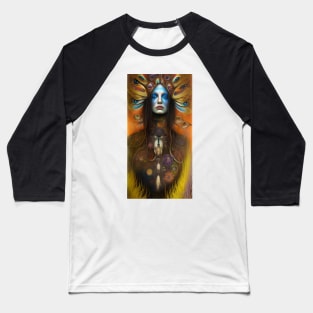 Stunning Visionary Art - Shamanism Spiritual Seeker of Visions Baseball T-Shirt